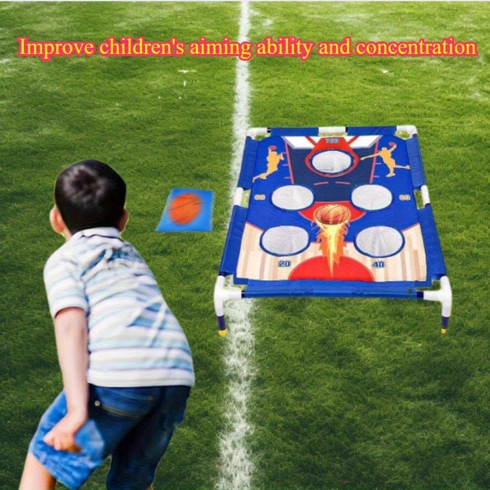 Jeu de lancer de sacs de sable, jouets portables pour adultes pour garçons et filles de 3 ans et plus, ensemble de jeu de sacs de haricots, le meilleur cadeau pour les enfants