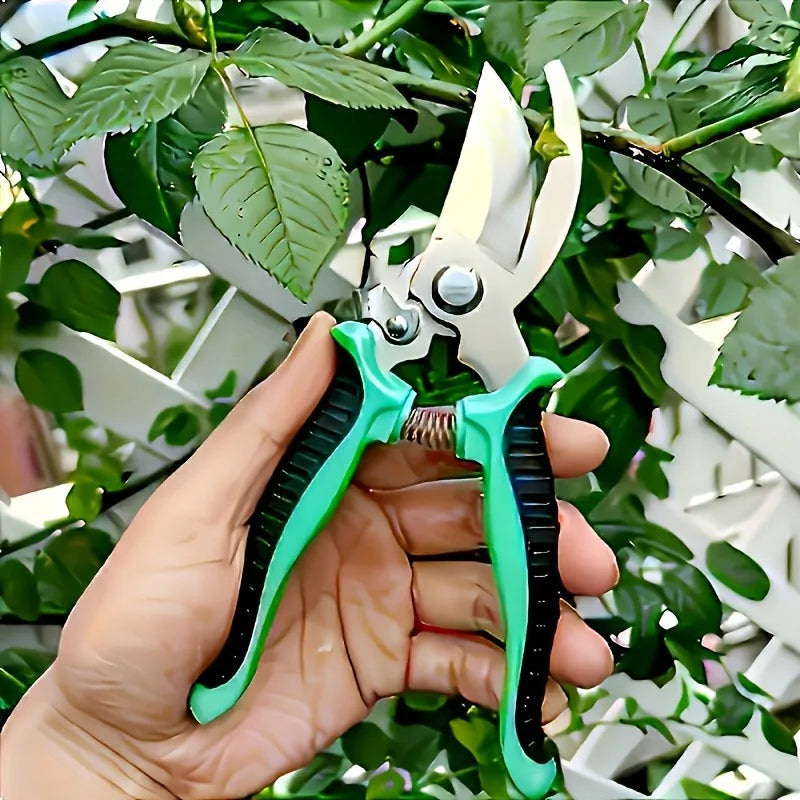 ¡Esta tijera de podar es muy fácil de usar! Un buen ayudante para la jardinería, bisagra de jardinería sin preocupaciones y práctica, y jardinería