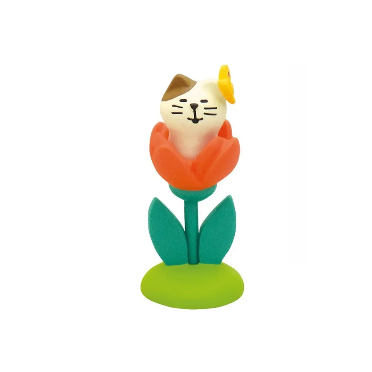 Escena de flores de primavera para decoración del hogar, serie de escenas de granja, juego de decoración para estanterías, adornos de muñecas de juguete para niños.