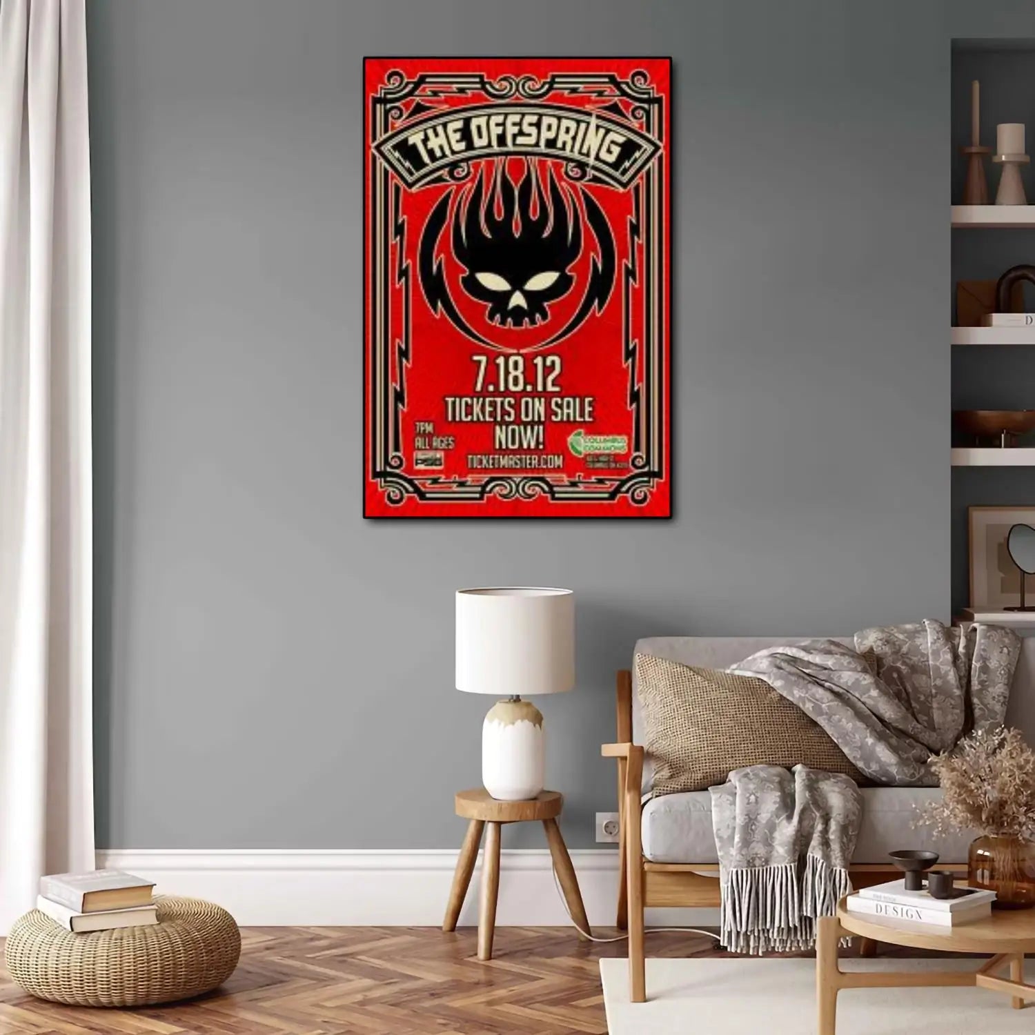 el descendiente Póster de lona de videojuegos de anime y cuadro de pared impreso, pósters de decoración moderna para dormitorio familiar