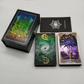 Leyenda Cthulhu Susurros de los Dioses Antiguos Luxe Foil Dorado Tarot Cartas de Adivinación de PVC con Acabado Esmerilado en Bonita Caja Magnética