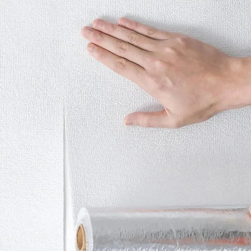 Panel de pared de espuma autoadhesivo de 50 cm de ancho 3D de lino PVC texturizado, impermeable, insonorizado, removible para sala de estar, dormitorio, decoración del hogar
