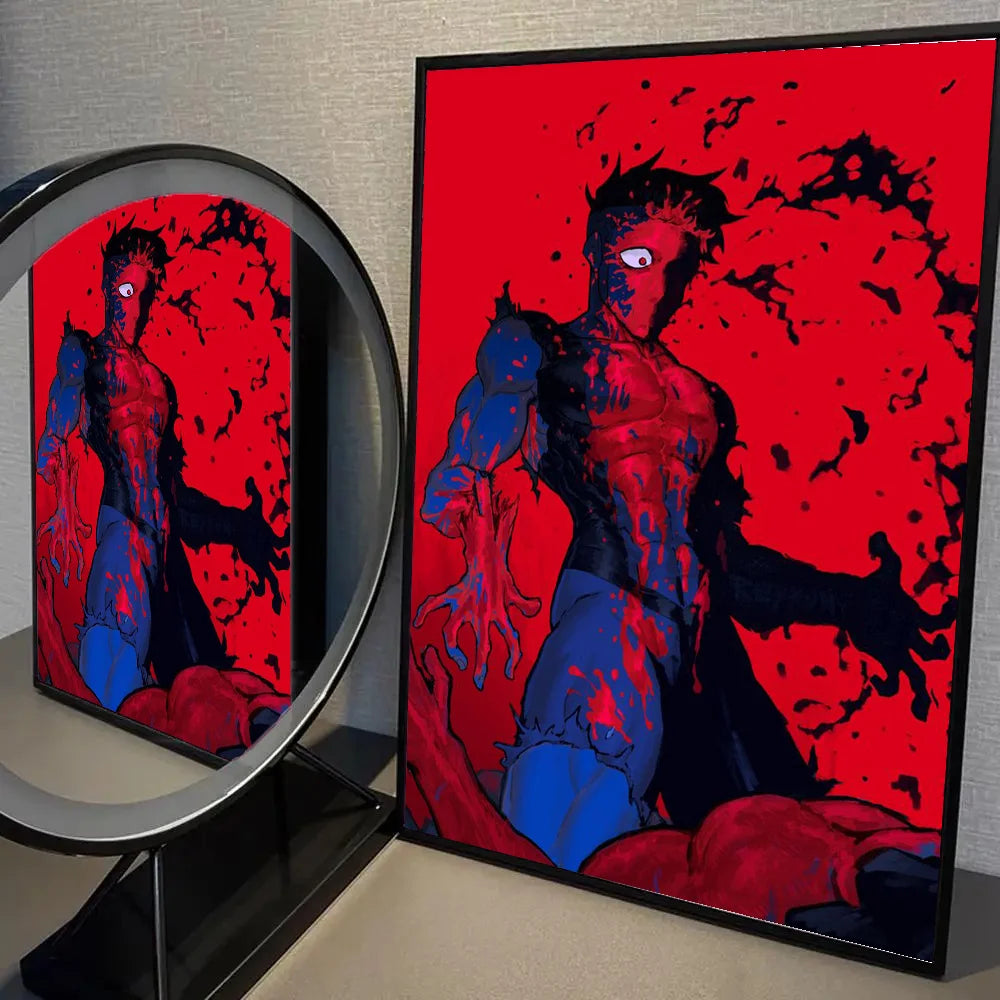 Super-Man Us Anime I-Invincible Affiches HD Posters Décoration de Maison Bar Café Peinture Murale Art Photo