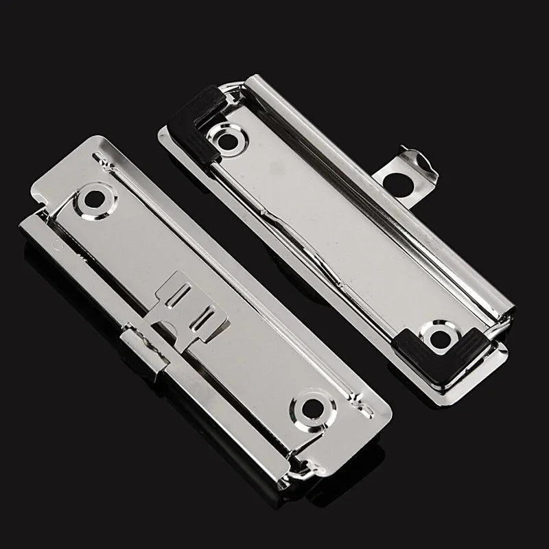 2 PCS Pinces de Fixation en Métal pour Presse-Papiers, Classeurs, avec Vis, Rangement de Documents, Fournitures Scolaires et de Bureau