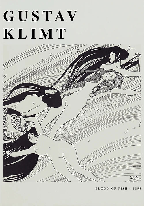 Klimt and Schiele Art Exhibition Print Gustav Klimt Vintage Garden Art Print Egon Schiele Women Famous Painting Decor Canvas Art