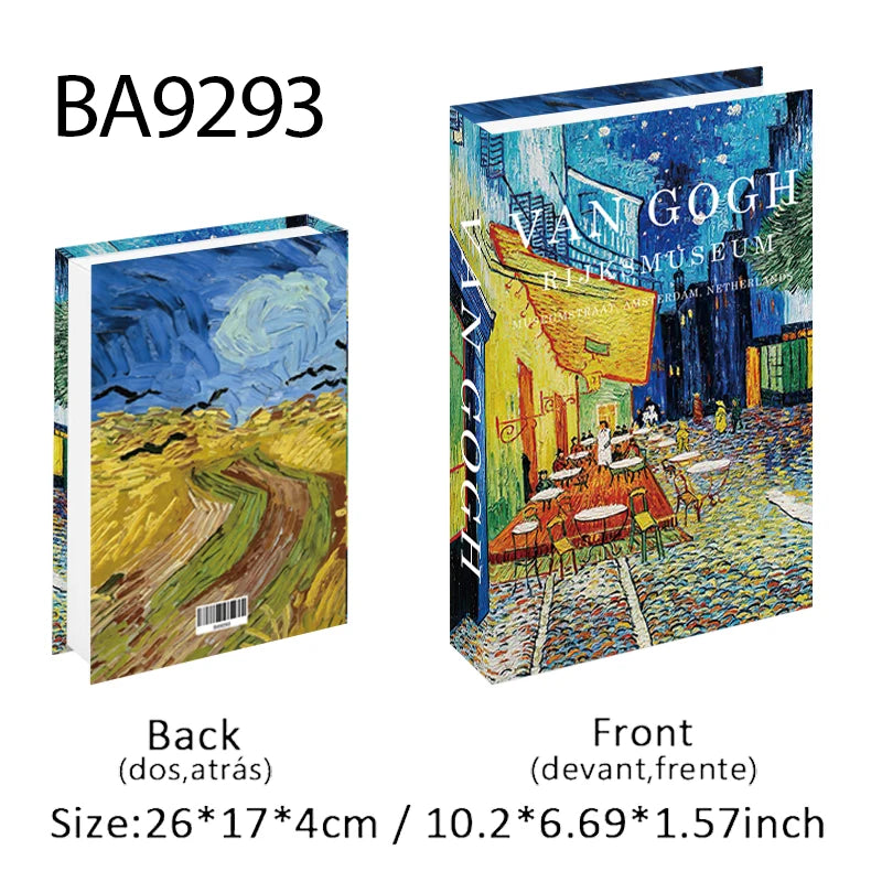Open Luxury Fake Book Storage Box Boho Bauhaus Decorative Books Home Decor Coffee Table Bedroom Ornaments Interior Decoration