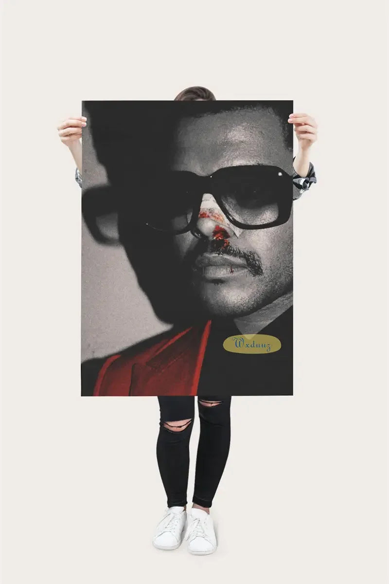 Póster The Weeknd Álbum de música Pop Rap Hip Hop Cantante Fotos de la vida Decoración de la pared Impresión de lienzo para el hogar Cuadros para sala de estar