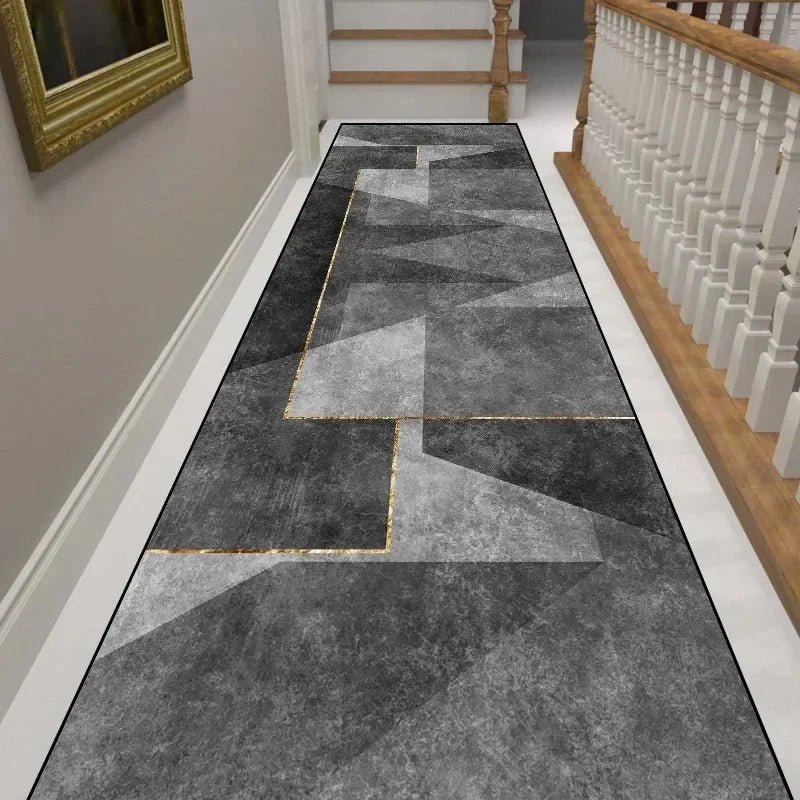 Alfombra de pasillo minimalista moderna VIKAMA, alfombra antideslizante para pasillos, alfombrilla para sala de estar, decoración del hogar
