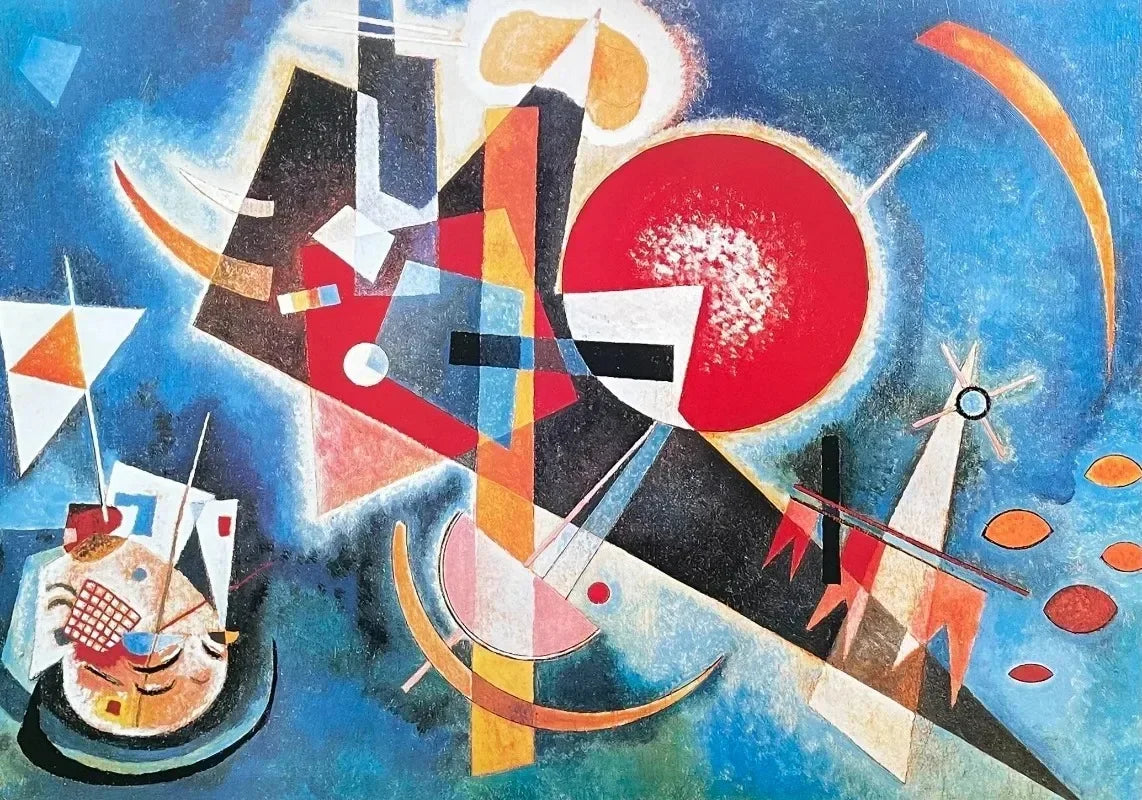 Wassily Kandinsky Descomposición Geométrica Equilibrio Póster Retro Pinturas sobre Lienzo Cuadros de Pared Decoración para el Hogar Museo
