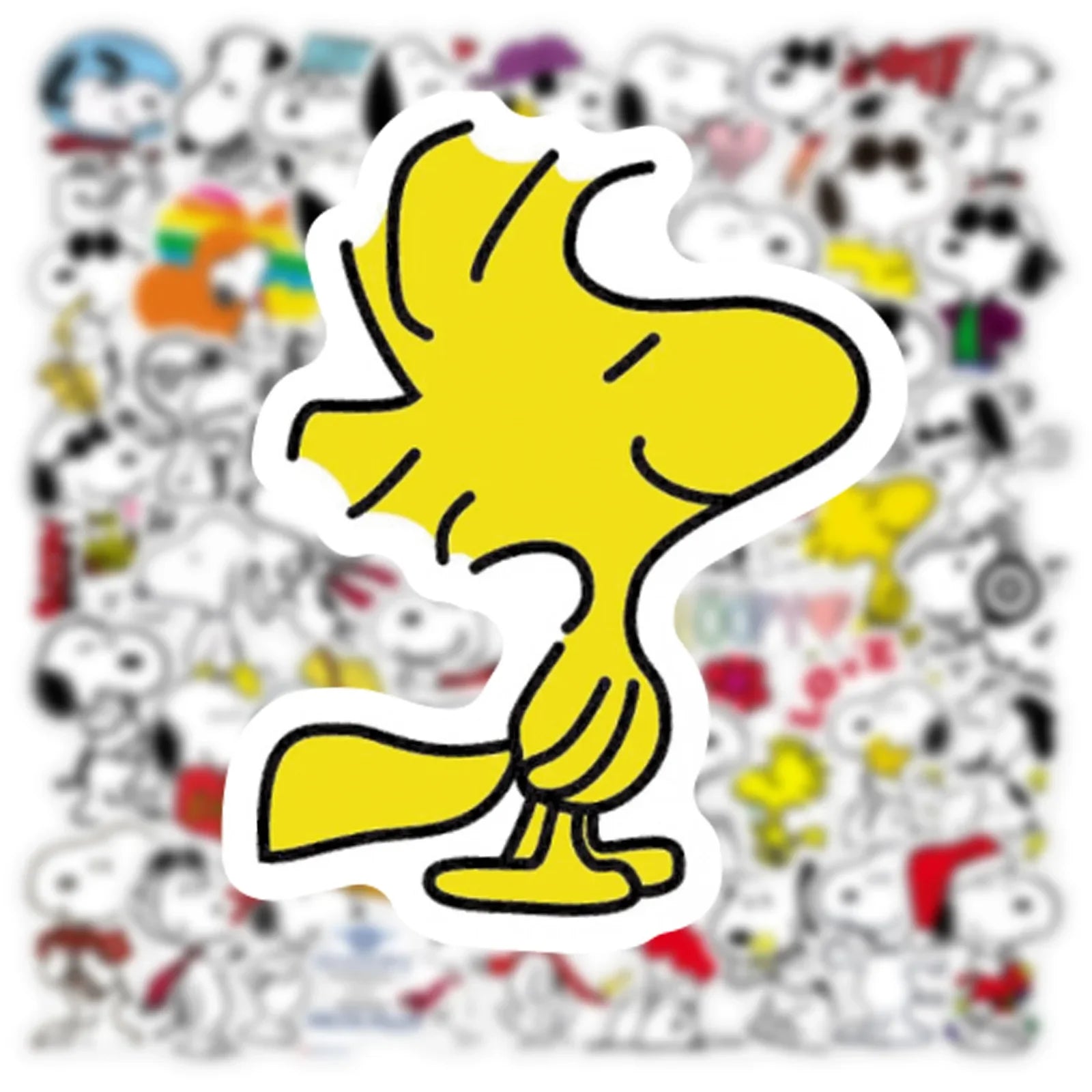 50 pegatinas de dibujos animados de Snoopy para niños, ordenador portátil, monopatín, grafiti, botella de agua, motocicleta, calcomanía de juguete