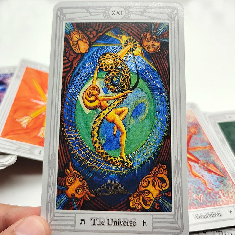 Aleister Crowley Luxe 80 cartas predictivas El Gran Tarot de adivinación THOTH