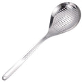 Passoire de grande taille en acier inoxydable SUS304, cuillère à poivre, cuillère à aliments, cuillère de cuisson pour nouilles lo mein et raviolis, usage domestique