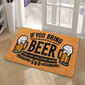 VIKAMA Alfombra de bienvenida para amantes de la cerveza para sala de estar, dormitorio, felpudo de entrada, suave, cómodo, alfombra agradable para la piel, decoración del hogar