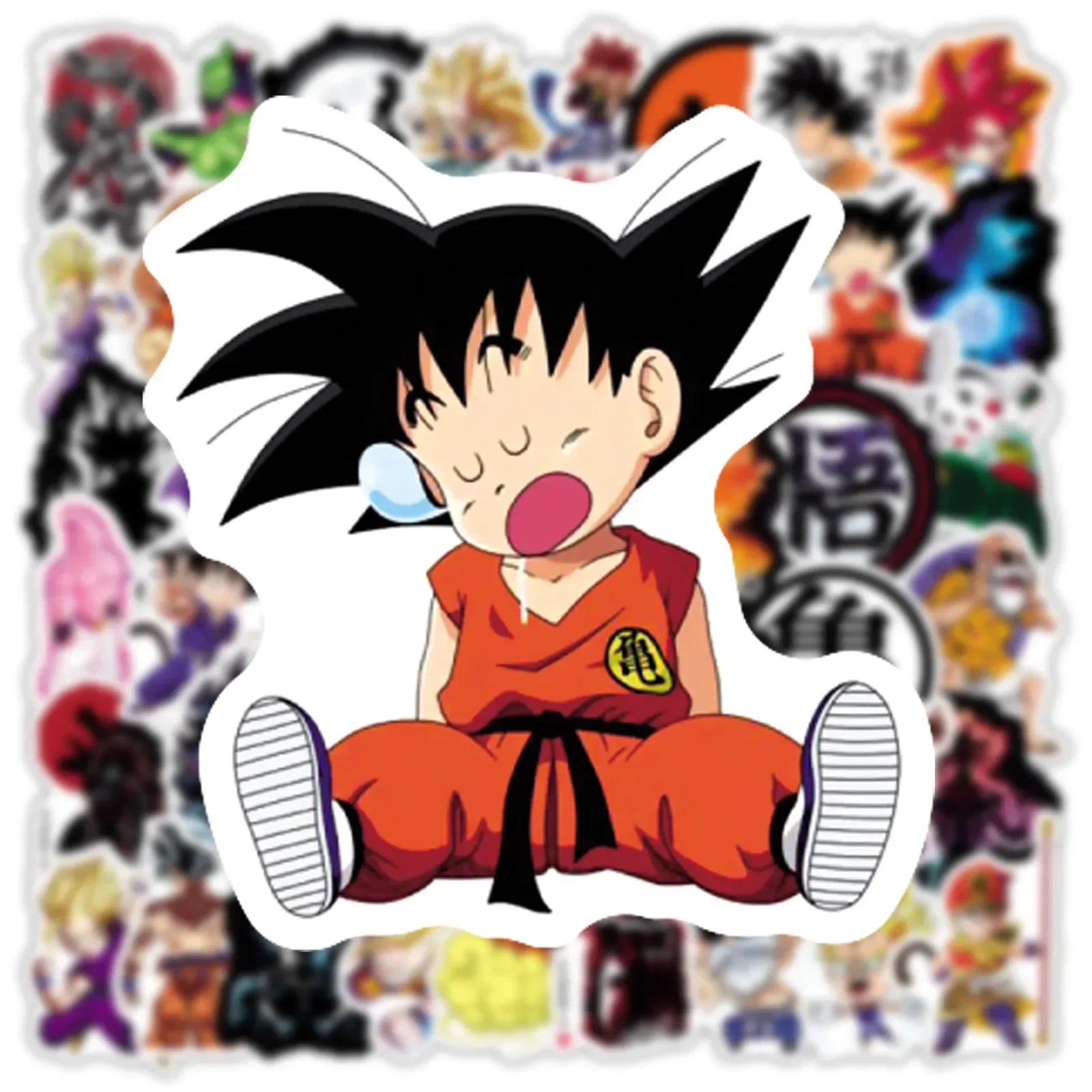 50/100/200Pcs Anime Dragon Ball Stickers for Kids Graffiti Skateboard Laptop Water Bottle Motorcycle Cartoon Sticker Toy Decals