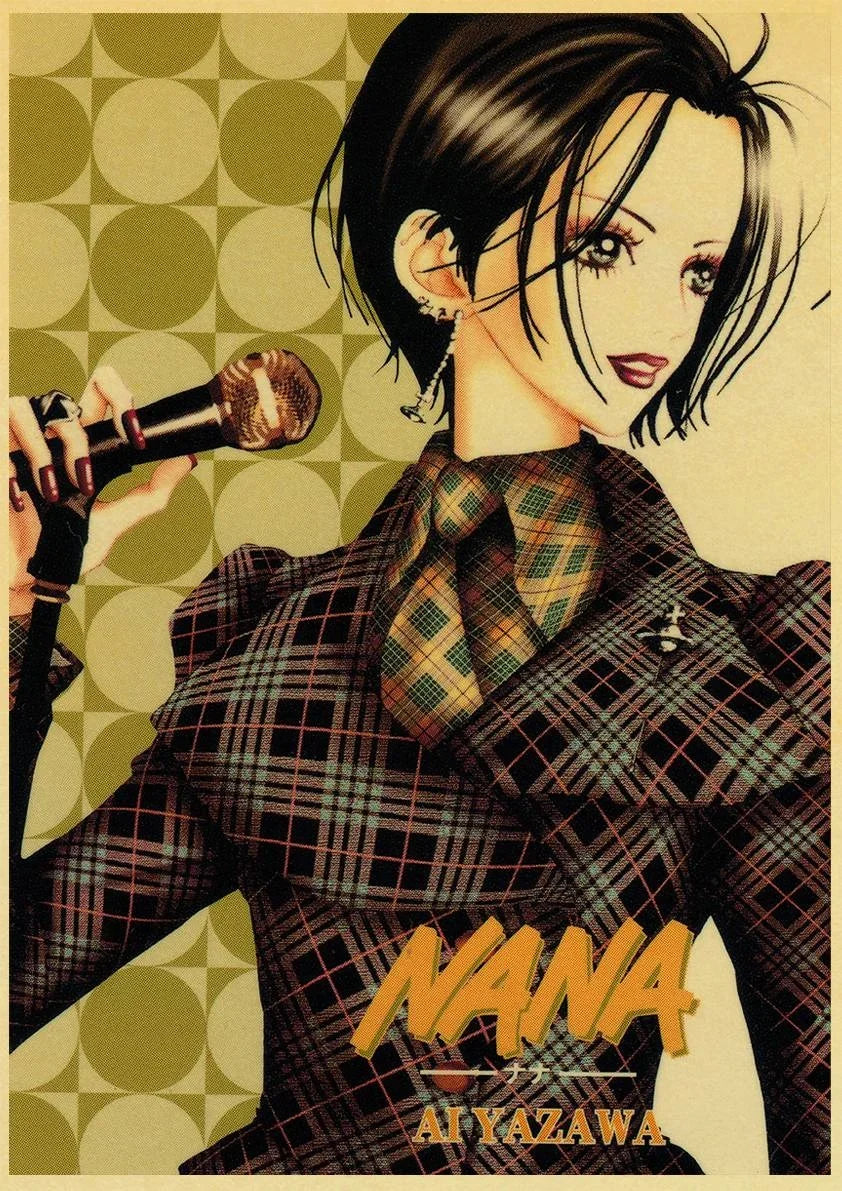 Umibe No Etranger Póster Anime Arte de Pared PÓSTER RETRO vintage papel kraft Pinturas Impresiones Imagen Para Niños Decoración Habitación Hogar Regalo