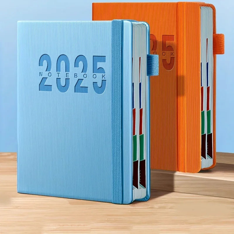 Agenda 2025 "Une Page Par Jour" pour l'autodiscipline et la gestion du temps, 400 pages