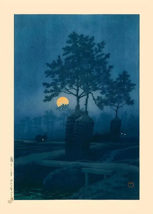 Ukiyo E Carteles Japoneses Vintage Antiguo Paisaje Japonés Bellas Artes Decoración Galería Ukiyo Impresiones Estéticas Pintura en Lienzo
