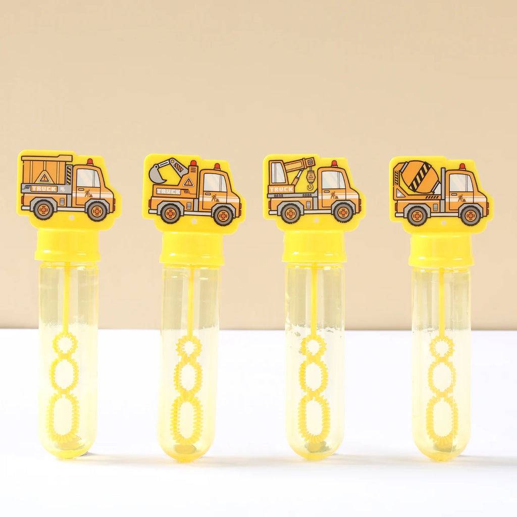 Engineering Vehicle Bubble Tube Soap Bottle Construction Birthday Party Decor Kids Favors Toys for Guests Gifts Baby Shower