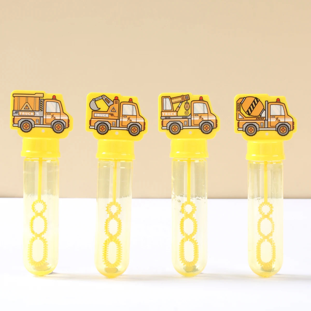 Engineering Vehicle Bubble Tube Soap Bottle Construction Birthday Party Decor Kids Favors Toys for Guests Gifts Baby Shower