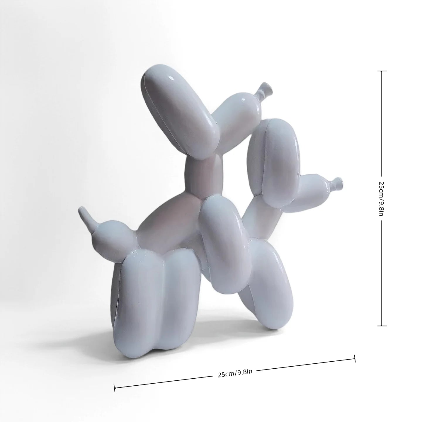 Modern Resin Balloon Dog Sculpture, Animal Craft, Home Decor, Dog Statue, Christmas Gift, Decor