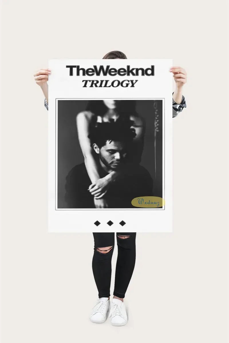 Póster The Weeknd Álbum de música Pop Rap Hip Hop Cantante Fotos de la vida Decoración de la pared Impresión de lienzo para el hogar Cuadros para sala de estar