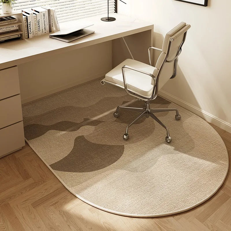 Alfombrilla para silla VIKAMA, alfombra arqueada para dormitorio, tocador, alfombra moderna para el hogar, estudio, sala de juegos, silla giratoria, alfombra silenciosa, alfombrilla para escritorio de oficina