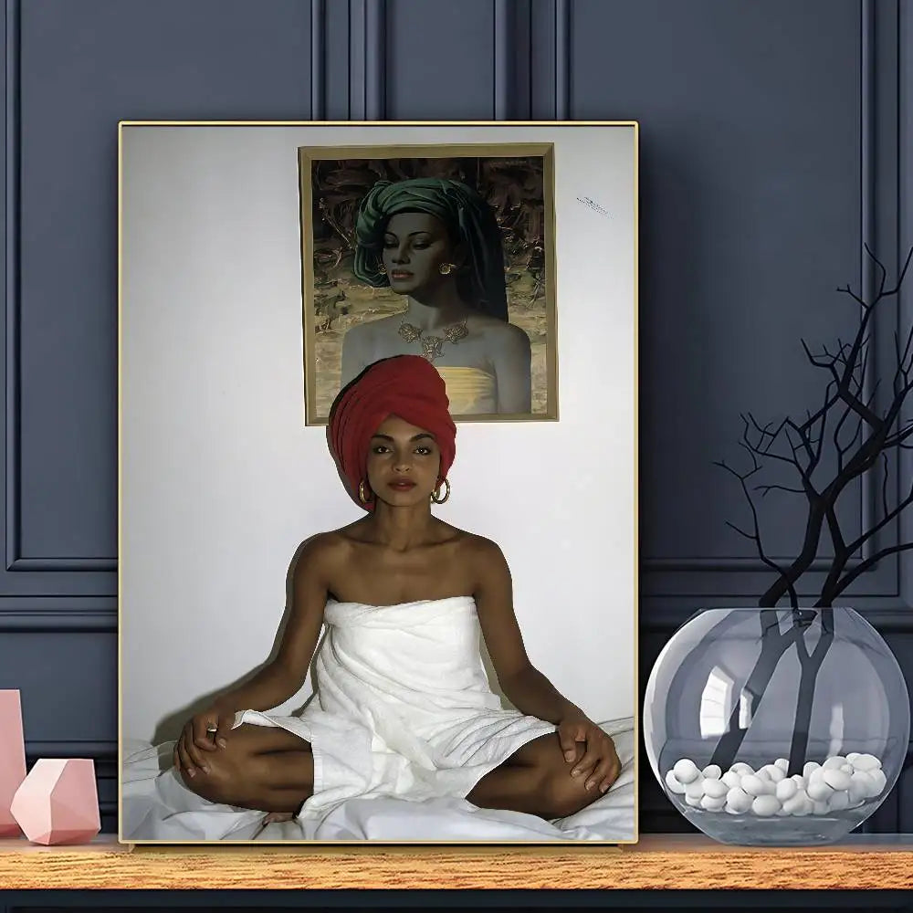 Póster de S-SADE HD Arte Adhesivo de Pared Impermeable Decoración para Hogar Sala de Estar Bar