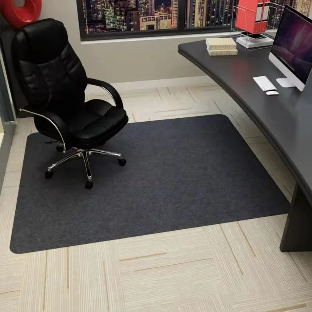VIKAMA Alfombrilla antideslizante para silla de oficina específica para el suelo, protector duradero para el suelo de oficina en casa y estudio, accesorio de decoración para el hogar