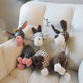 Bonitos juguetes para perros pequeños y grandes, juguetes de peluche chirriantes para perros, juguetes masticables para cachorros, juguetes resistentes a las mordeduras para mascotas, chirriador