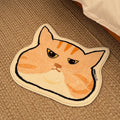 Tapis à poils courts pour animaux de compagnie mignons VIKAMA, lavable en machine, pour chambre d'enfant, aire de jeux, tapis rampant pour bébé, style INS, motif chat, décoration d'intérieur