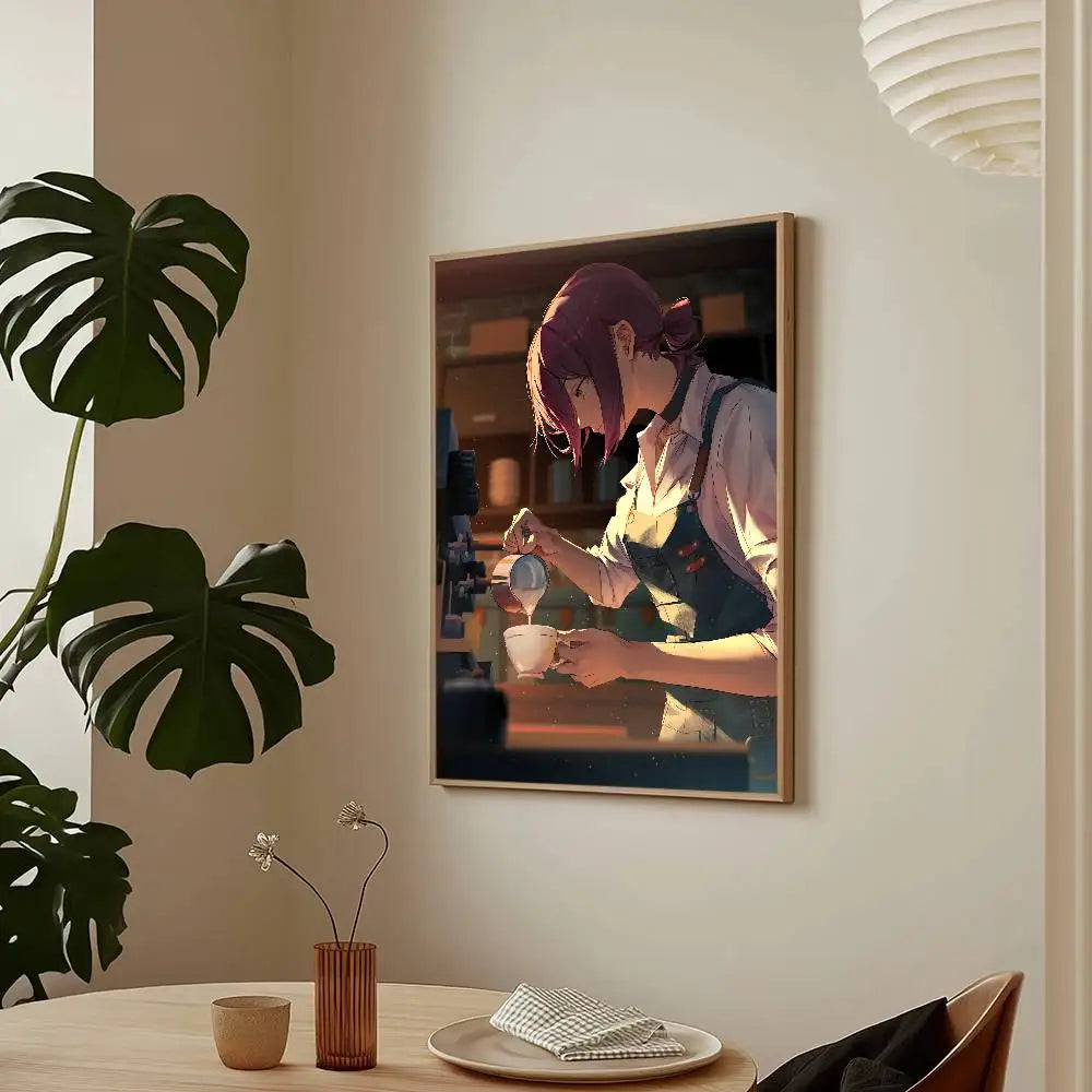 Chainsaw Man Le Film Reze Arc Affiche HD Art Mur Adhésif Étanche Maison Salon Bar Décoration