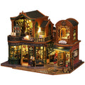 Nouveau kit miniature DIY TWILIGHT BOOK CITY - Maquette 3D de coin livre faite à la main, idée cadeau créative pour Noël et le Black Friday