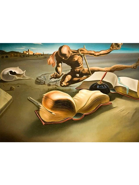 Surréalisme Œuvre d'Art Célèbre de Salvador Dalí Affiches et Impressions Toile Peinture Tableaux Muraux pour Salon Décoration Intérieure