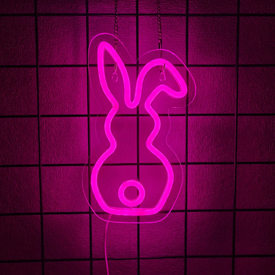 Enseigne néon thème animal, lampe LED animale pour décoration murale, alimentée par USB, applique murale pour chambre, club, bureau et salle de jeux.