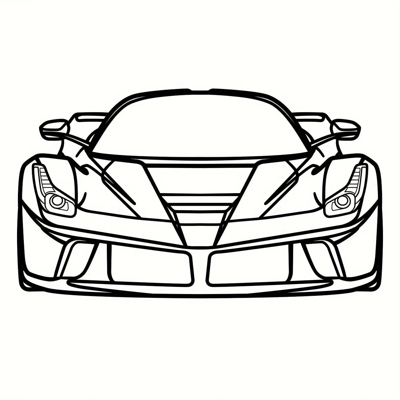 Decorative Hot Border Metal Line Art Designed Specifically for Passionate Automotive Aficionados Looking To Create Wall Displays