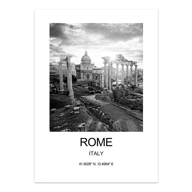City Poster New York London Paris Wall Art for Livingroom Decoration Picture on The Wall Sheets for Paintings Canvas Home Decor