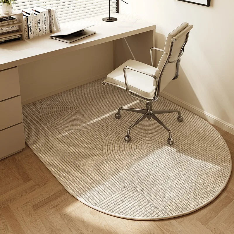 Alfombrilla para silla VIKAMA, alfombra arqueada para dormitorio, tocador, alfombra moderna para el hogar, estudio, sala de juegos, silla giratoria, alfombra silenciosa, alfombrilla para escritorio de oficina