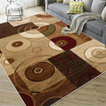 Alfombra Nórdica Abstracta VIKAMA para Sala de Estar, Dormitorio, Cocina, Comedor, Felpudo, Decoración del Hogar, Alfombra de Suelo Geométrica de Gran Superficie