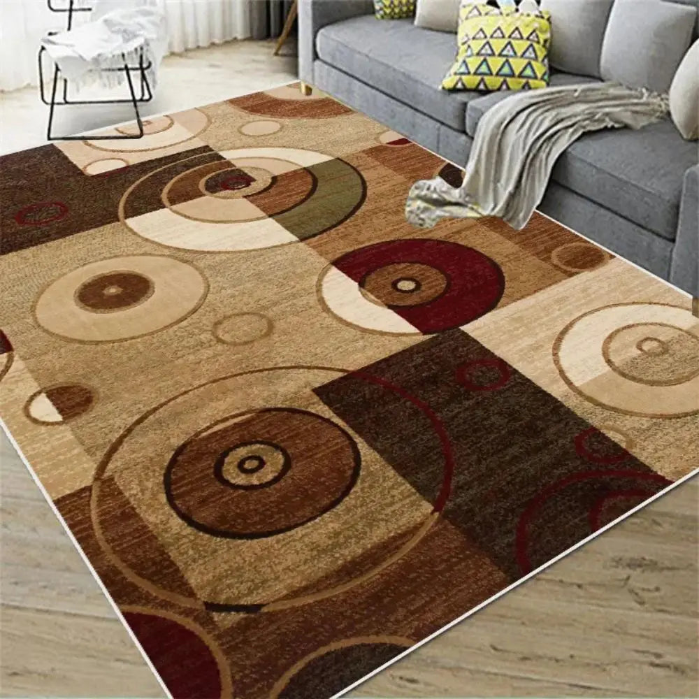 Alfombra Nórdica Abstracta VIKAMA para Sala de Estar, Dormitorio, Cocina, Comedor, Felpudo, Decoración del Hogar, Alfombra de Suelo Geométrica de Gran Superficie