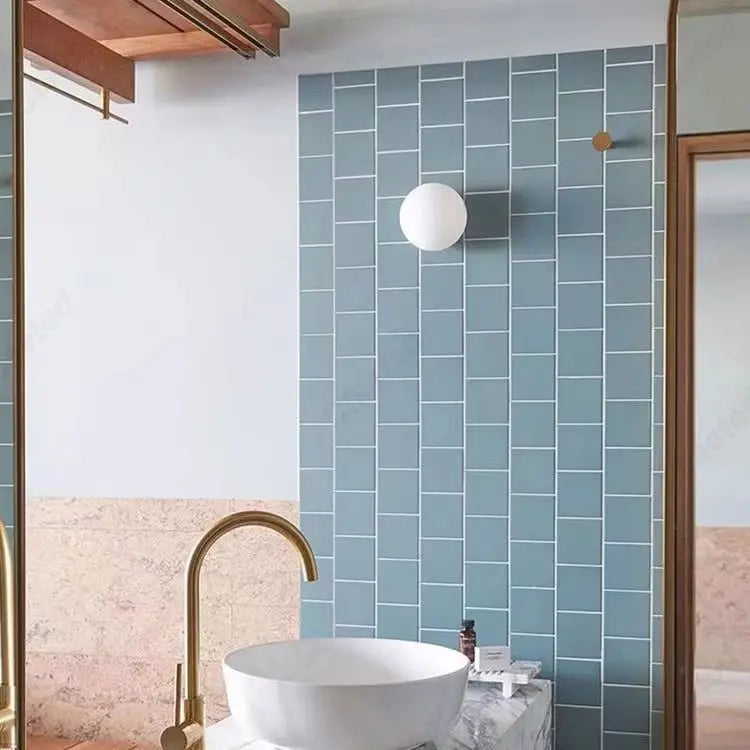 Lámpara de pared de cristal con bola LED, creativa y sencilla, para sala de estar, pasillo, baño, dormitorio, iluminación decorativa de cabecera