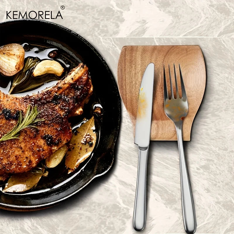 KEMORELA 1PCS Soporte de madera para cuchara, utensilio de cocina, soporte de madera para cuchara, espátula de cocina, pinzas de madera para utensilios