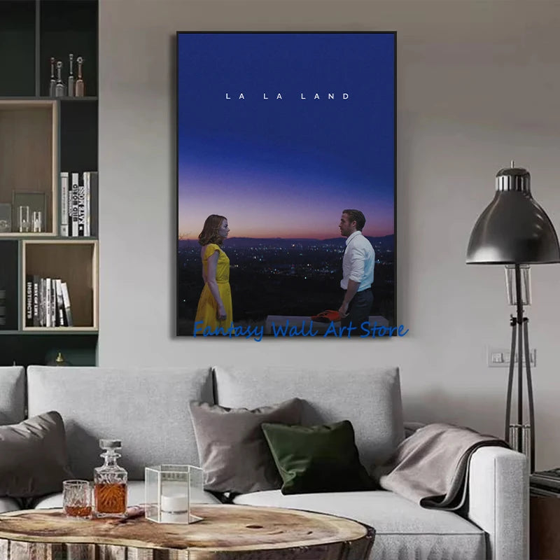 Classic Romantic Action Sci-fi Movies TVs Minimalist Poster 90s 00s Movies Canvas Painting Wall Pictures Home Cinema Wall Decor