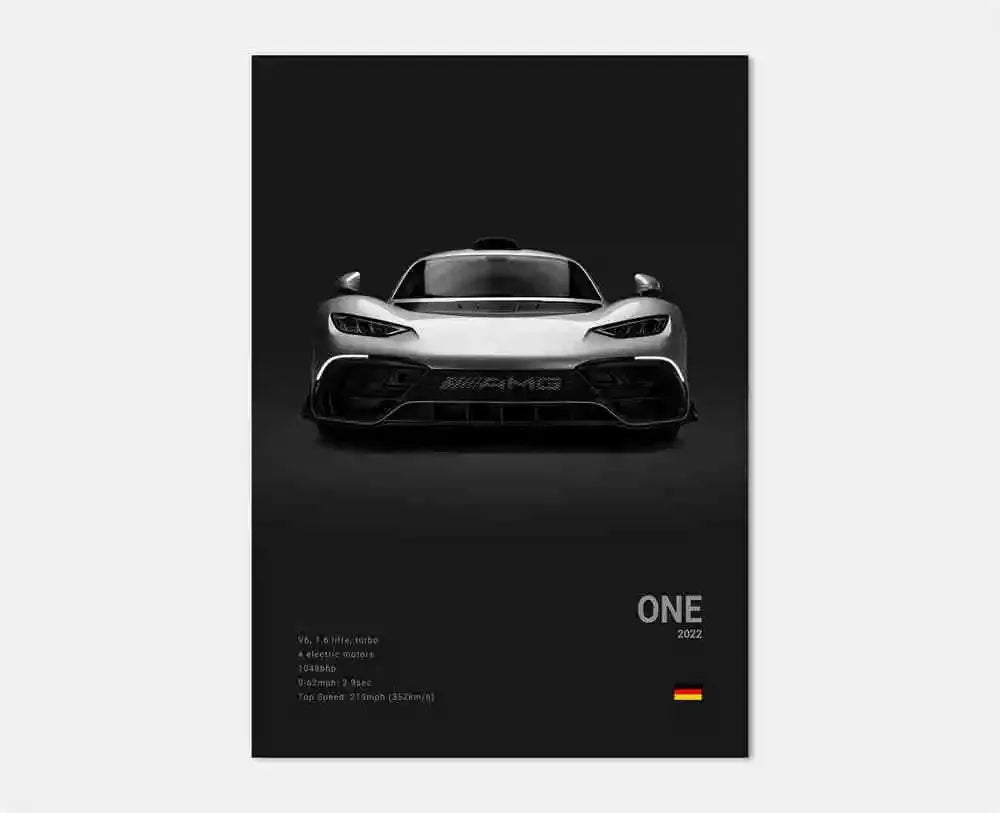 Classic Luxury Black and White Sports Car Wall Art G63 SL Gtr Sedan HD Canvas Painting Poster and Printed Home Living Room Decor