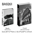 Fashion Paris Milan Luxe Fake book Decorative Books Storage Box Home Interior Decoration Coffee Table Bedroom Living Room Decor