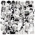 10/30/50/100pcs Anime Sexy Hentai Chica Waifu Pegatinas Monopatín Portátil Teléfono Computadora Bicicleta Coche Guitarra Calcomanía Impermeable Genial
