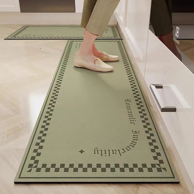 Alfombrilla de Diatomita Antideslizante, Absorbente de Agua y Aceite, para Puerta de Cocina VIKAMA, Alfombrillas Absorbentes para Baño