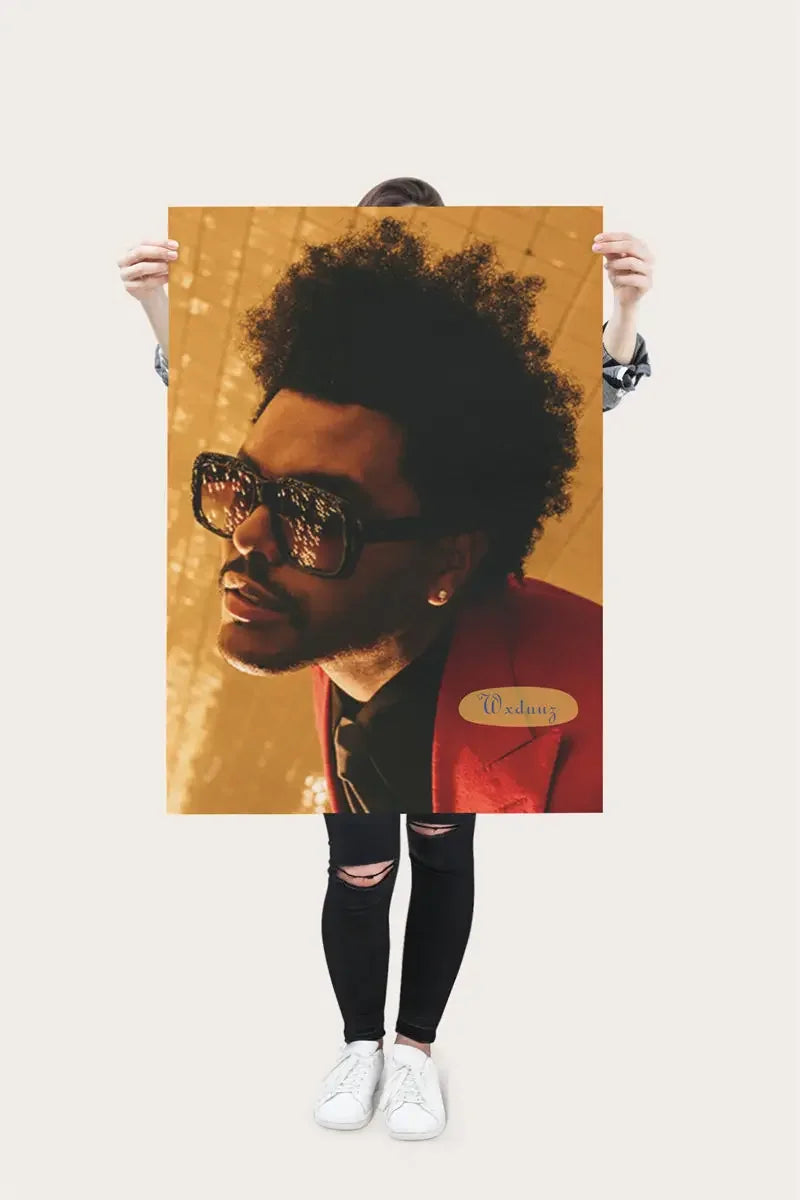Póster The Weeknd Álbum de música Pop Rap Hip Hop Cantante Fotos de la vida Decoración de la pared Impresión de lienzo para el hogar Cuadros para sala de estar