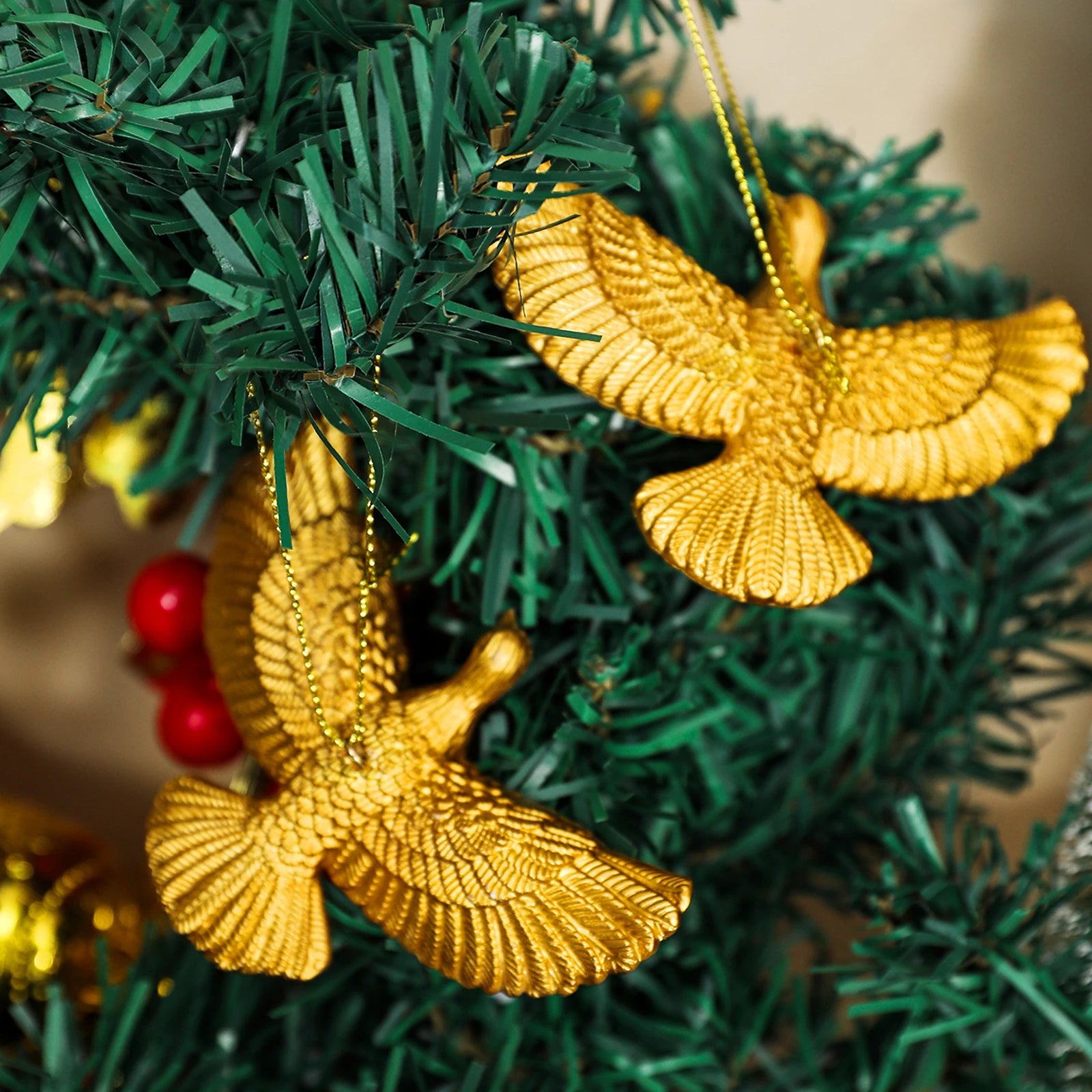 Style Colombe de l'amitié - Ornement de Noël en résine Maman, j'ai raté l'avion 2 Ornements de Noël colombes pour sapin de Noël - Meilleur cadeau pour quelqu'un de spécial