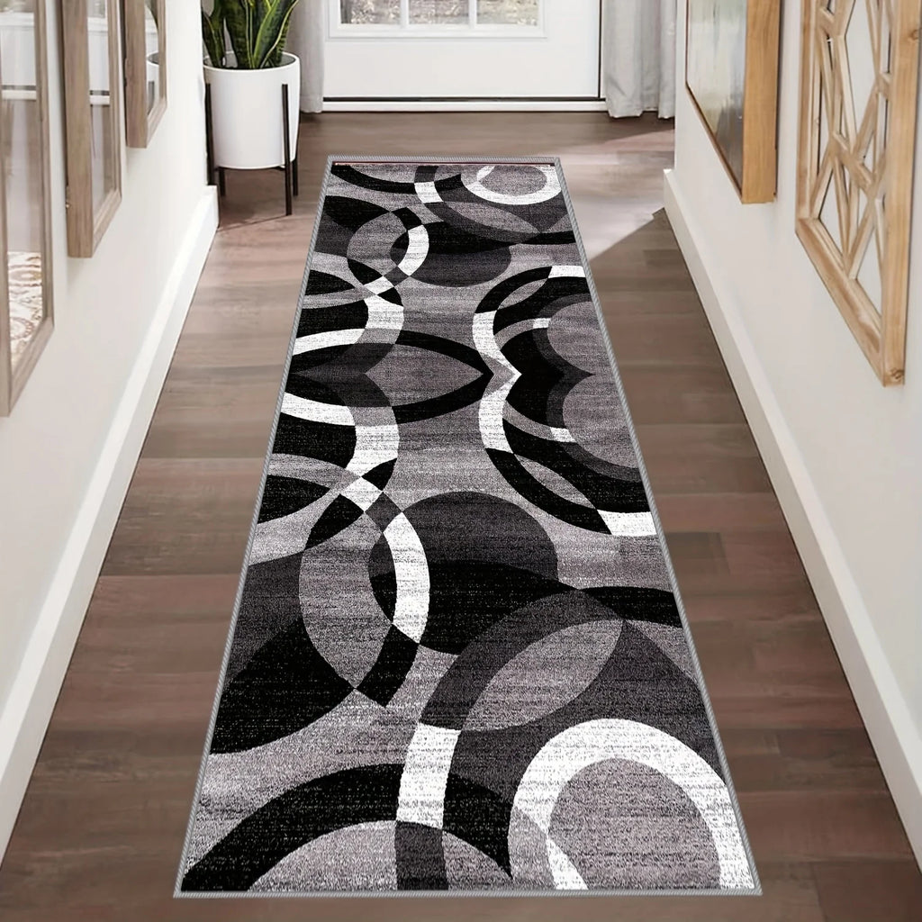Alfombra moderna minimalista VIKAMA, duradera y antideslizante, alfombra larga para pasillos, alfombra de cabecera para dormitorios, decoración del hogar