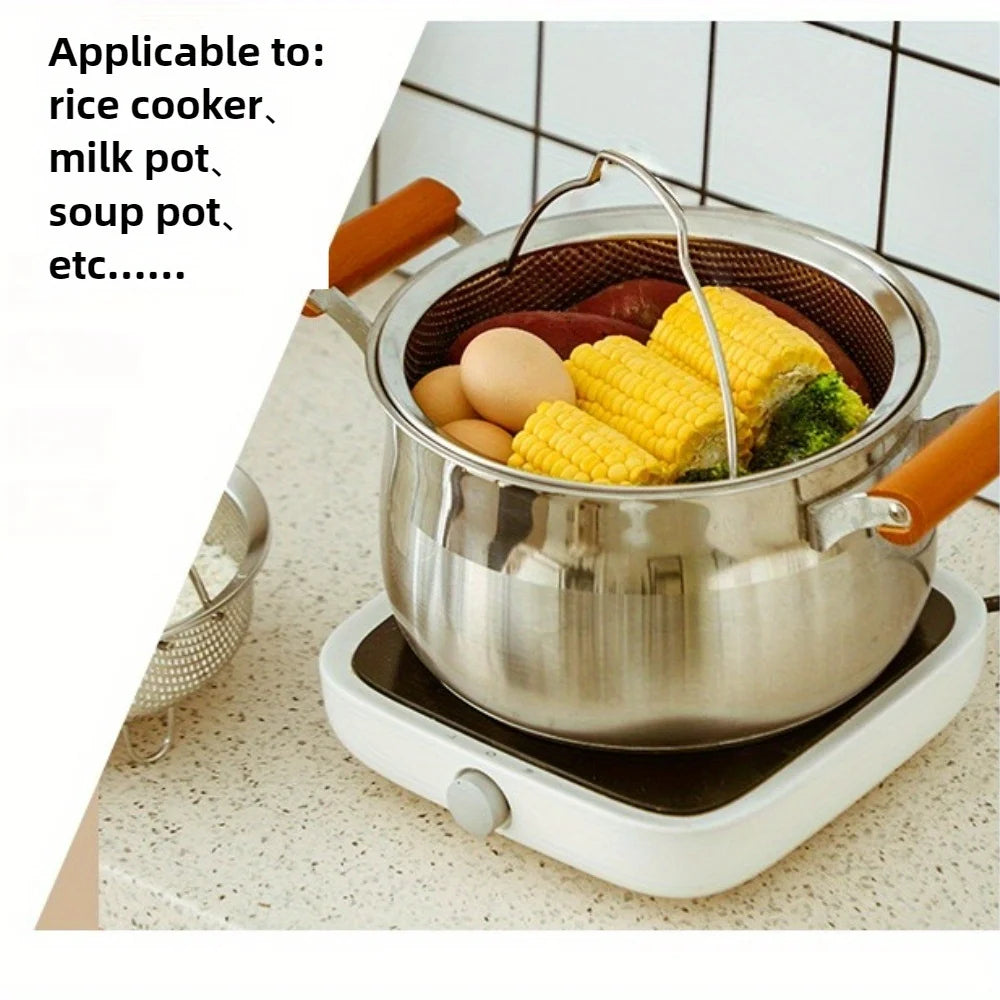 Panier vapeur en acier inoxydable 304 pour œufs, viande, autocuiseur, panier vapeur pour riz
